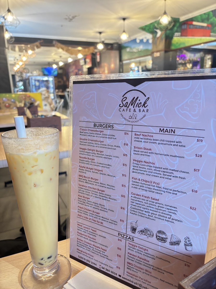 Menu Samick Cafe & Bar-1