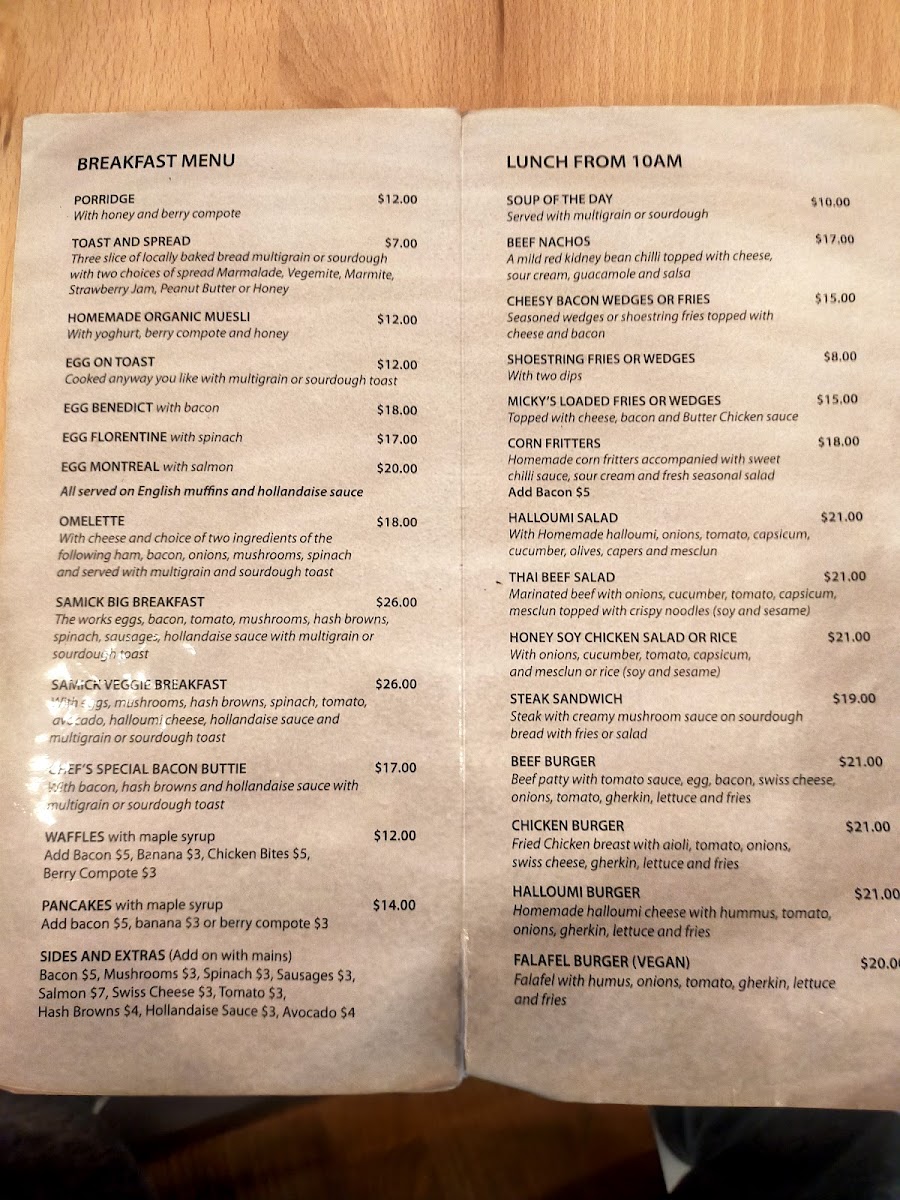 Menu Samick Cafe & Bar-3